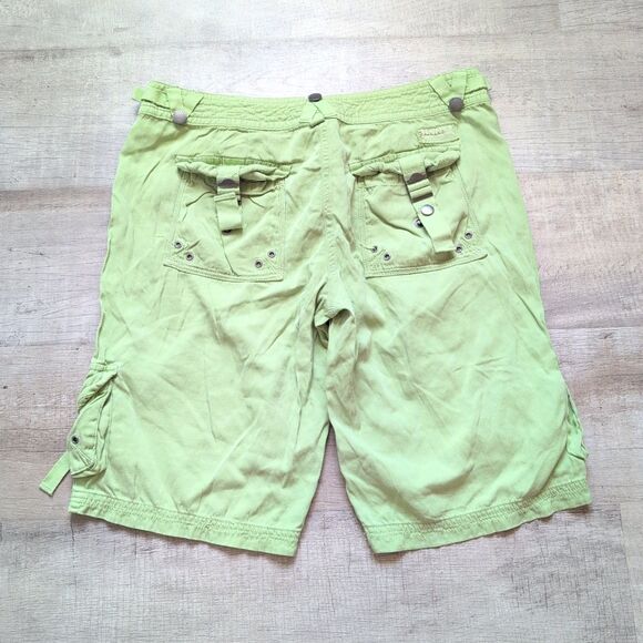 Da-Nang Lime Green Women's Cargo Shorts - Picture 7 of 10